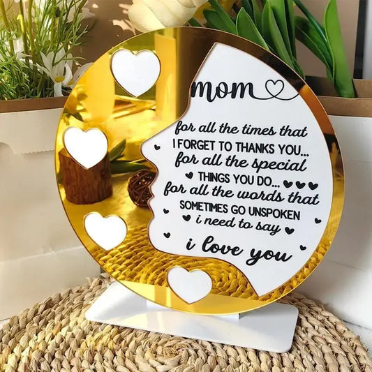 Mother's Day Gift: Delicate Acrylic Desktop Ornament