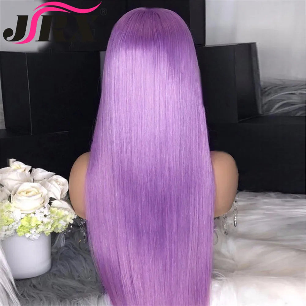 Lavender Brazilian Remy Wig: Glue less 13*4 Lace Front